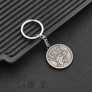 Porte-clés avec logo en acier Jinduo Thunder 427781