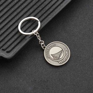 Porte-clés avec logo en acier Jinduo Warriors 427759