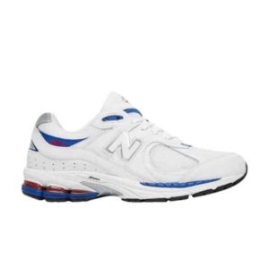 Baskets New Balance 2002R Blanc Marine Jaune M2002RJO