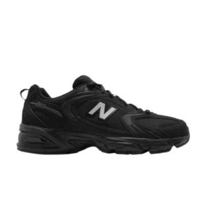 New Balance 530 Baskets Noir Argent Métallisé MR530ELA