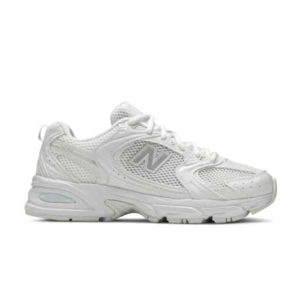 Baskets New Balance 530 Retro Blanc Argent Bleu MR530FW1