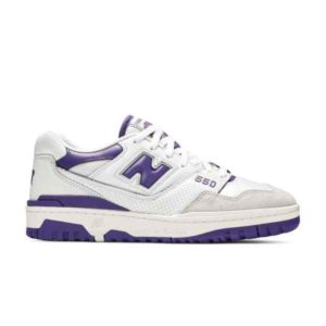 New Balance 550 Blanc Violet Baskets BB550WR1