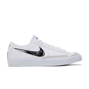 Nike Blazer Low '77 GS Sketch – Blanc Noir DM7819 100