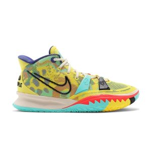 Nike Kyrie 7 1 World 1 People Baskets Noir CQ9326 700/CQ9327 700
