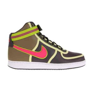 Nike Vandal High Cuir Dark Army Flamingo Baskets 309427 381