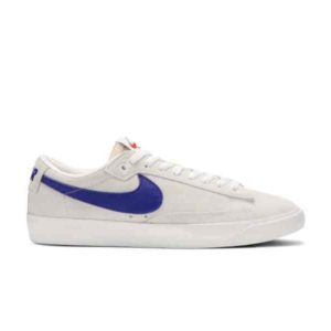 Baskets Polar Skate Co x Nike Blazer Low SB QS Summit White Deep Royal AV3028 100