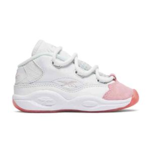 Reebok Question Mid Baskets à bout rose pour tout-petit GX3987