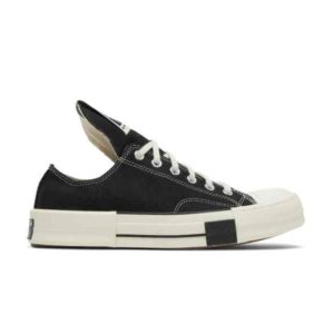 Baskets Rick Owens x DRKSHDW DRKSTAR Converse Chuck 70 Low Noir 172347C