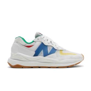 Baskets STAUD x New Balance 57/40 Blanc Bleu Quartz Blanc M5740SR
