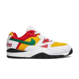 Supreme x Nike Air Cross Trainer 3 Low Blanc Or Université Blanc/Vert Pin/Or Université CJ5291 100