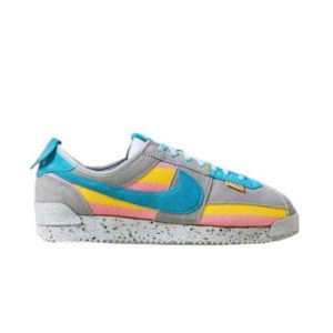 Union LA x Nike Cortez Gris Bleu Baskets Blanc DR1413 002