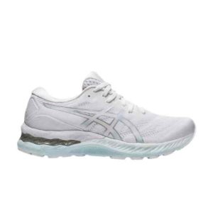 Baskets Wmns ASICS Gel Nimbus 23 Blanc Pur Argent 1012A885 100