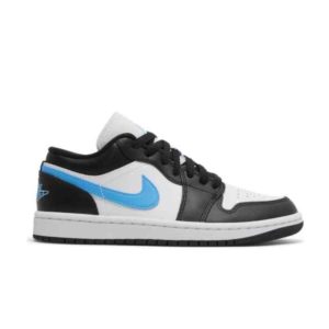 Wmns Air Jordan 1 Low Noir Université Bleu Baskets DC0774 041