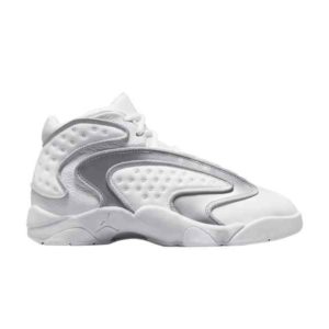 Femme Air Jordan OG Blanc Métallique Argent Blanc CW0907 100