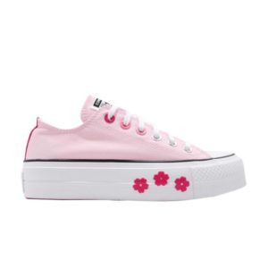 Baskets Wmns Converse Chuck Taylor All Star Lift Ox Valentine Rose Jaune 566766C