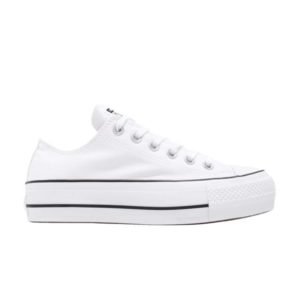 Baskets Wmns Converse Chuck Taylor All Star Lift Ox Blanc Noir 560251C