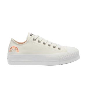 Wmns Converse Chuck Taylor All Star Platform Low Summer Spirit Baskets - Soleil Noir 571942C