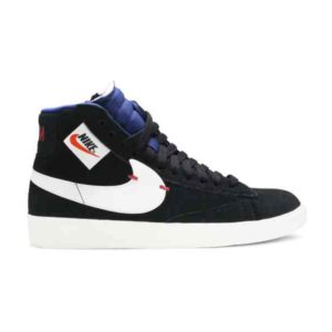 Baskets Wmns Nike Blazer Mid Rebel XX Noir Royal Bleu Crème BQ4022 005