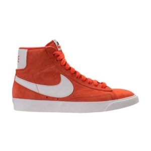 Baskets Wmns Nike Blazer Mid Suède Vintage Corail Noir 917862 800