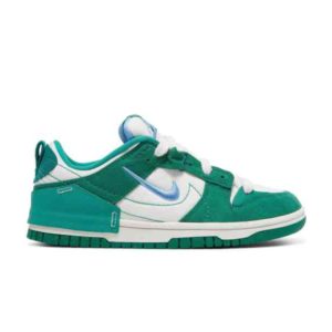 Baskets Wmns Nike Dunk Low Disrupt 2 Malachite Phantom/Malachite/Green Noise/University Bleu DH4402 001