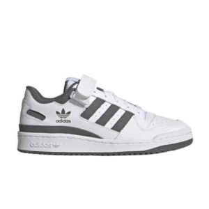 Baskets adidas Forum Low blanc gris H01942
