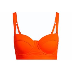 Maillot de bain de sport adidas Ivy Park Corset Bikini Top Solar Orange Noir 433484