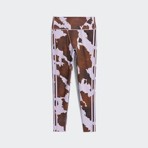 Collants adidas Ivy Park Cow-Print AOP peau de vache/violet brillant gris 432623