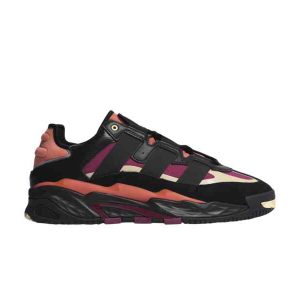 adidas Niteball Noir Power Berry Orange Tint Baskets FY0157