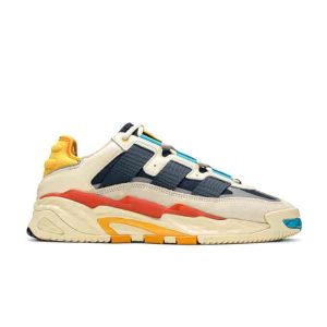 Baskets adidas Niteball crème blanc cyan FV4842