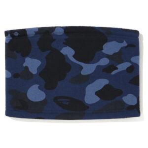 Écharpe BAPE A Swimming Ape Color Camo Cache-Cou Marine Noir 474807