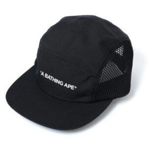 Casquette de baseball BAPE A Swimming Ape Jet Cap noir rouge 474840