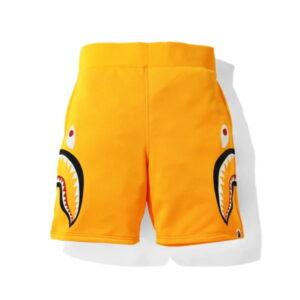 BAPE A Swimming Ape Short de survêtement requin néon Orange Orange 478947