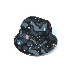 Panama BAPE A Bain Ape Space Camo Chapeau Noir Noir 479928