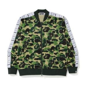 Veste BAPE ABC Bapesta Tape Jersey Top Vert Violet 482580