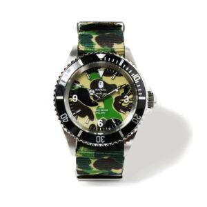 Montre-bracelet BAPE ABC Belt Type 1 Bapex Watch Vert Rouge 482654