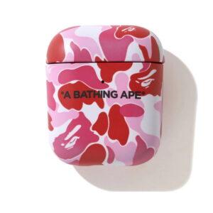 Étui pour Airpods BAPE ABC Camo rose rose 483227
