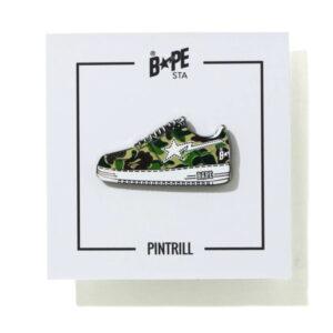 BAPE ABC Camo Bapesta Pintrill Pin Vert Vert 485168