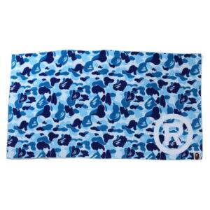 Serviette BAPE ABC Camo Serviette de plage Bleu Bleu 485191