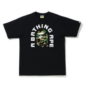BAPE ABC Camo College 2020 Tee Noir/Vert Noir/Vert 486174