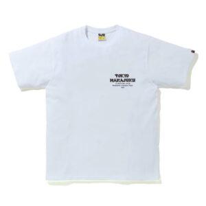 BAPE ABC Camo Daruma Tee Blanc/Vert Blanc 486297