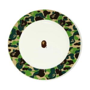 Assiette BAPE ABC Camo Dishes Vert Blanc 487895