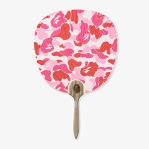 Éventail BAPE ABC Camo Éventail Japonais Rose Rose 488622