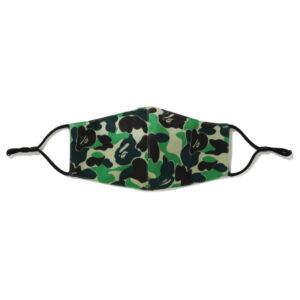 Masque camouflage BAPE ABC (SS21) Vert Vert 489074
