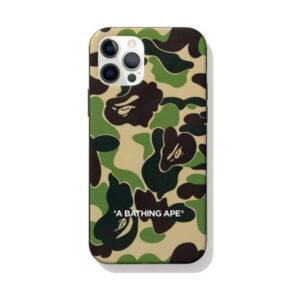 Coque de protection BAPE ABC Camo iPhone 12 Pro Case Vert Vert 488617