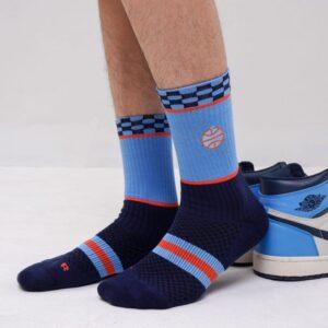 Chaussettes Ehot Checkers bleues 486361
