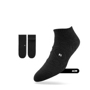 Chaussettes de sport Ehot Circles Chaussettes basses noires Rose 480838