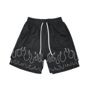 Short de sport Ehot Flames Short noir 487822
