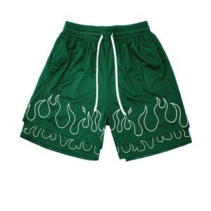 Short de sport Ehot Flames Short Vert 487847