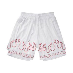 Short de sport Ehot Flames Short blanc 487839