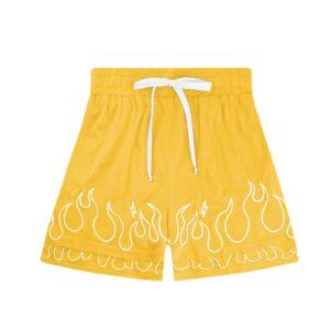 Short de sport Ehot Flames Short Jaune 487830